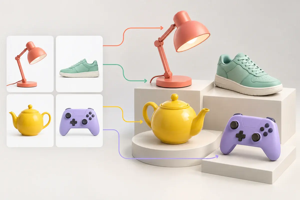 Batch converting ten images to 3D models at once