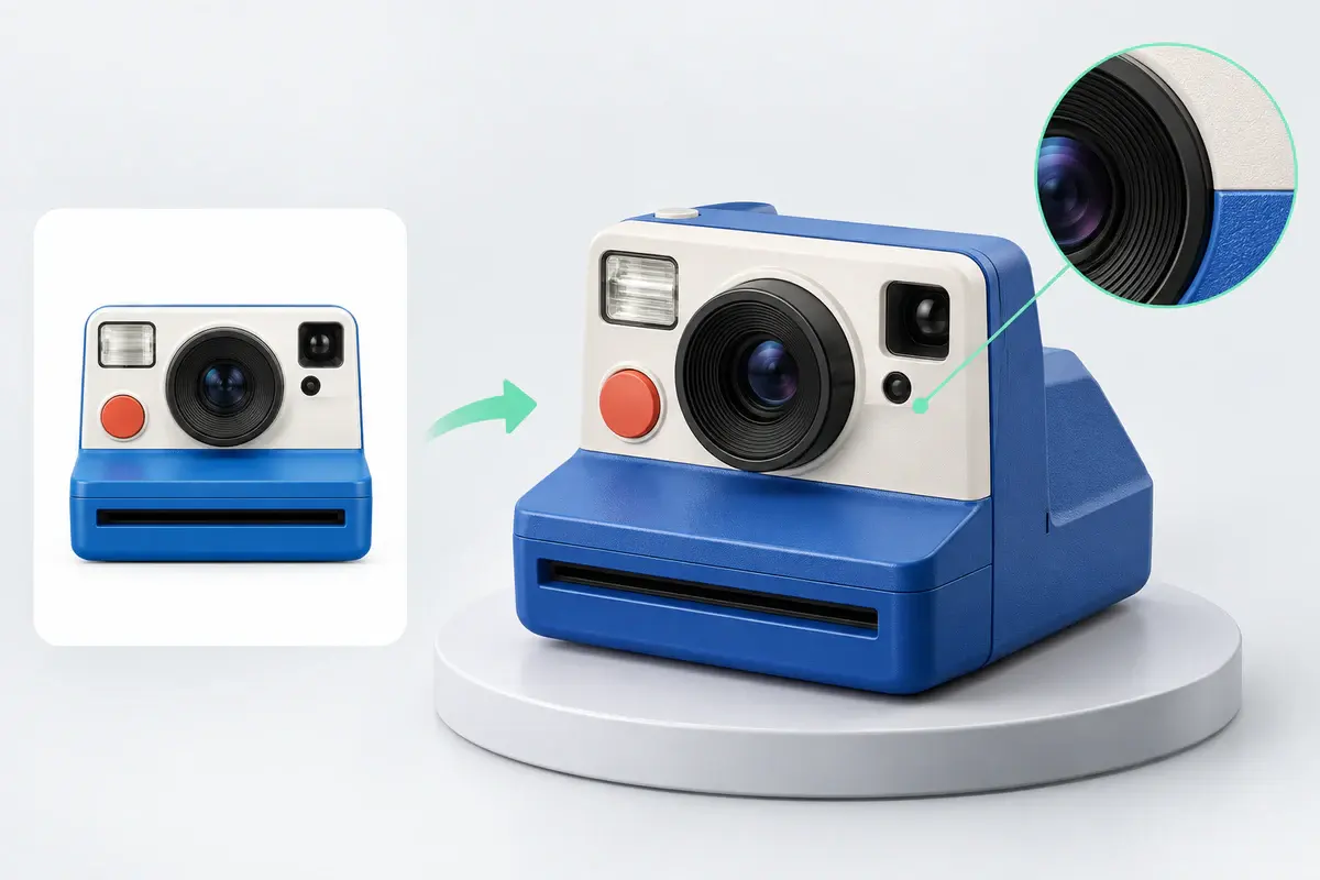High resolution 3D model generated from a single image
